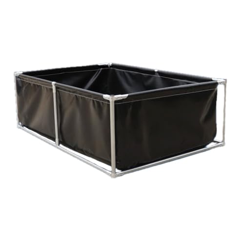 Pool Above Ground, High Capacity Swimming Pool, Canvas Anti-Scratch, Outdoor Household Use, Play with Water Water Storage, Easy Installation Custom Size (Color : Preto, Size : 100x100x70CM)