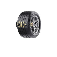 AZKVEUI Tire Chains Tire Chains Accessories Car Wheel Snow Safe Driving Chain SUV Winter Anti Slip Universal(Black 2pcs)
