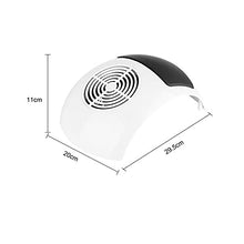Nail Dust Collector Nail Dust Collector High-Power Nail Vacuum Cleaner, Nail Polisher, Special Dust Machine for Home Nail Salon for Manicure, Professional Nail Filter (Size : Pink 220V EU) ( White