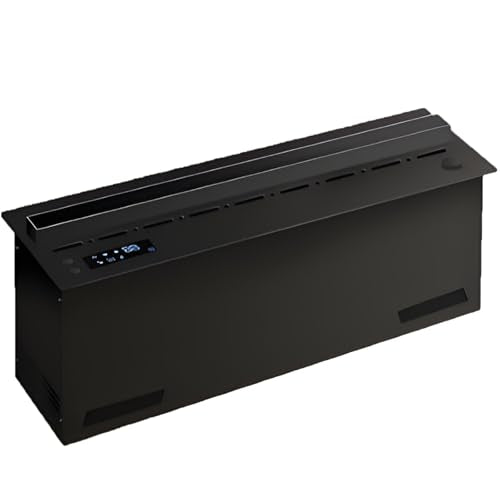 Pro Designer Atomized Flame Fireplace: Cinema-Grade 3D Fire Effect, 9 Colour Ambience, Ultrasonic Humidifier W/Auto Refill - Touch, Remote & App Control Water Vapor Fireplace 50cm/20in
