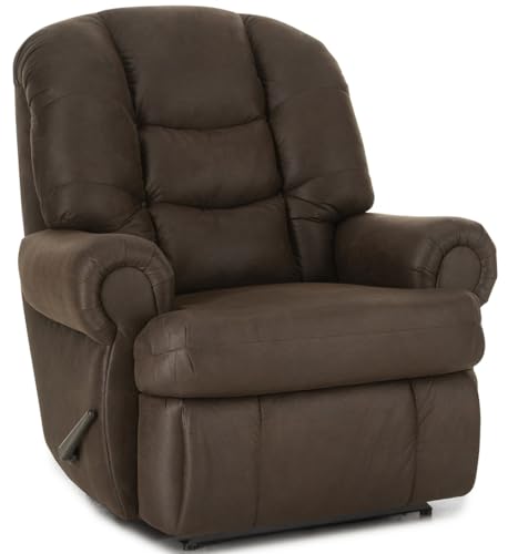 Stallion Big Man King of Comfort (Extra Large) Wallsaver Recliner in Walnut. Made for The Big Guy Or Gal. Rated for Up to 500 Lbs. Extended Length. 79 Inches. Seat Width. 25 Inches.
