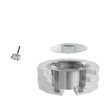 Breeo Smokeless Fire Pit (X Series 19, Stainless Steel)