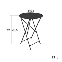 Fermob Bistro 24" Round Table - Cotton