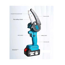 Mini Electric Chainsaw Cordless Handheld Saw