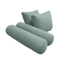 Prolinemax Style1 Twin Size 5PC Outdoor Daybed Cushion Set with Bolster Pillow Green