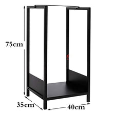 TBLOTYD Firewood Rack Firewood Racks Floor-Standing Logs Storage Stand, Detachable Metal Iron Firewood Rack, Storage Stacker for Fireplace Deck Patio Outdoor Fire Pit, Easy to in