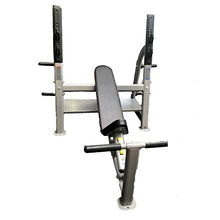 Fitness First Adjustable Incline Bench with Olympic Weight Plate Storage Black