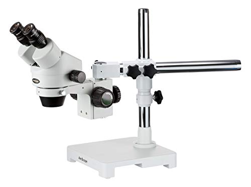 AmScope Professional Binocular Stereo Zoom Microscope 3.5X-180X Magnification Clear