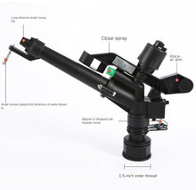 50Pcs 1.5Inch Adjustable Plastic Watering Spray Gun for Irrigation and Lawn Sprinkling with High Flow Rate, Heavy-Duty Plastic Nozzle Head for Garden and Lawn