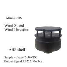 Mini-C2HS Mini Ultrasonic Wind Speed and Direction Sensor Ultrasonic Anemometer Weather Station Air Temperature Tester for UAV(Mini-C2HS-232)