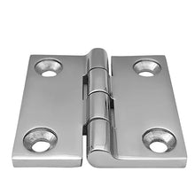 8 Pcs 316 Stainless Steel Hinge Boat Square Deck Cast Door Hinge Polished Hardware Boat Accessories 38mm/40mm/50mm(50x50mm x 8pcs)
