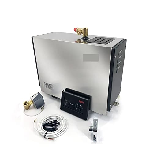 Sauna Steam Generator Commercial Self-Draining Steam Generator Shower System Steam Generator Shower Sauna Bath Home Steam Bath Spa Generator With Waterproof Control And Auto Drain Sauna Accessories