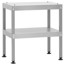 Outdoor BBQ Smoker with Prep Table, Galvanized Steel Meat Smoking Oven with 2 Storage Shelves and Thermometer, 17.5 x 11.4 x 43.3 Inch Grill Station for Backyard Cooking