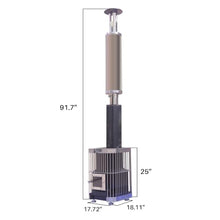 ALEKO Wood Burning Sauna Heater and Chimney Kit | Equivalent to 9-15 kW Electric Heater | Large Stone Capacity