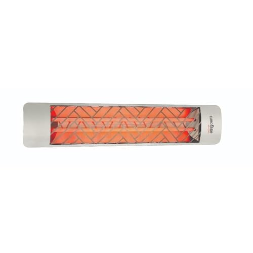 Eurofase EF50240S1 5000W 240V Electric Patio Heater, Stainless Steel