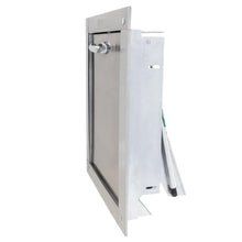 Universal Stainless Steel Trash Chute Door - ADA Compliant, 24"(W) X 24"(H) by Oswald Supply