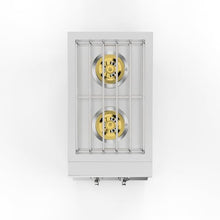 ZRedRoad Double Side Burner Dual 15,000 BTU Powerful Flame