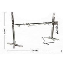 JYXYXSCP Electric Automatic Grill,25W Stainless Steel Tripod Rotisserie Spit Hog,Bearing Capacity 40KG,for Picnic Camping Party