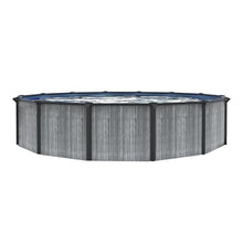 Blue Wave San Pedro 24-ft Round 52-in Deep 6-in Top Rail Above Ground Steel Wall Swimming Pool Package Gray