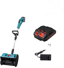 2-Battery Cordless Snow Blower, Electric Snow Shovel Clearing Path, Adjustable Handle for Easy Storage, Ideal for Driveway, Deck, Patio, Farm
