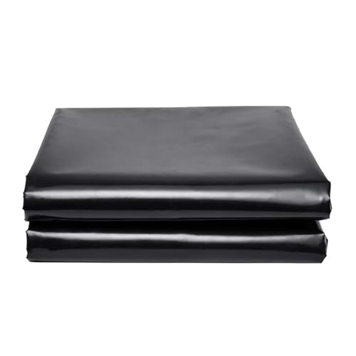 Whnoorher HDPE Pond Liner, 2x3m 3x7m 4X4m 5x6m High Tensile Waterproof Pond Liners Flexible Sealing Film Damp Proof Membrane for Construction Site Lake(32.8x39.3ft)