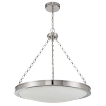 Golden Lighting 1700-30 Cameron 30" Wide LED Outdoor Pendant - Brushed Champagne Brass/Etched Glass