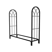 Large Firewood Fireplace Tool Holder Indoor and Outdoor Storage Rack Heavy Duty Wrought Iron Frame Fireplace Accessories Firewood Storage (Size : B) ()