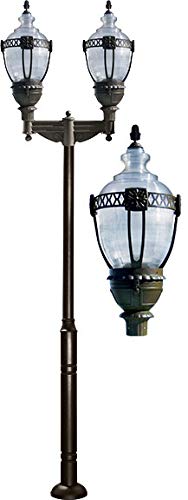 DABMAR LIGHTING INC GM8040-BZ-MT Fixture,Acorn,8040,BZ,MT 2,Clear Top