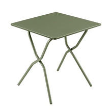 Lafuma Balcony II Galvanized Steel Folding Outdoor Patio Table, Moss