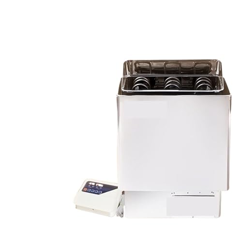 POGHDBXA Sauna Accessories, Sauna Heater, Sweat Stove with Internal and External Control, Commercial Stainless Steel Dry for Home Use, Small Machine for, Hotel, SPA(21k,220)