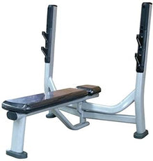 French Fitness Olympic Bumper Plate Set with 7 ft Olympic Bar 415 lbs + Bench