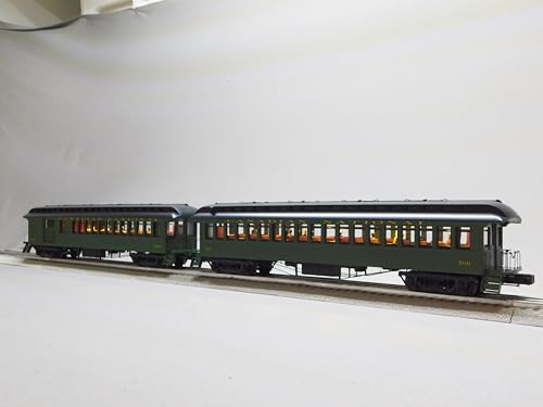 LIONEL TRAINS Canadian National Wood Passenger 2 Pack O Gauge Natural Color