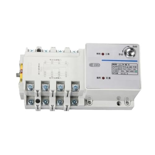 LDHJBNAC Double Power Automatic Transfer Switch Dual-Power Double Power Automatic Transfer Switch NH42 Isolated PC Level Four Pole Household 16A 20A 25A 32A 40A 63A 100A(200A)