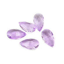 38mm/50mm/63mm/76mm/89mm Lilac Tear Drop Glass Crystal Prism DIY Pendant Chandelier Jewelry Suncatcher Spacer Faceted,89mm 20pcs