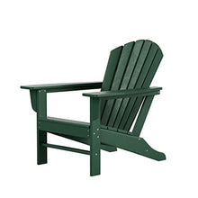 WO Home Furniture Set of 8pcs HDPE Adirondack Chairs, Traditional Loungers, Retro Poly Seat, All Weather Resistant for Patio, Outdoor, Balcony, Backyard, Lawn, Patio, Pool, Deck, Dark Green