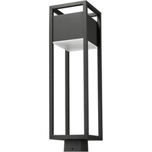 Z-Lite 1 Light Outdoor Post Mount Fixture 585PHBS-BK-LED, Black