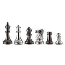 Bobby Fischer Ultimate Metal Staunton Chess Set Black