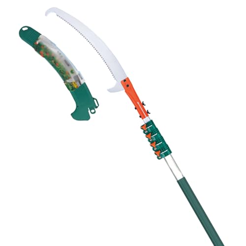 Etsuosy High-Altitude Branch Sawing Shears, Telescopic Shears, Garden Hand Saws, High Branch Saws, Double Hook Pruning Fruit Tree Pruning Saws (5m)
