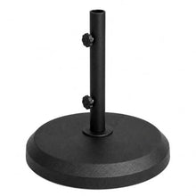 Treasure Garden 50 lb Garden Market Umbrella Base – Black Auminum Shell with Cast Iron Core – Fits 1.5 Inch Poles