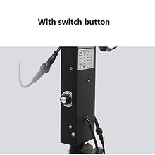 CUTPOIY Oscillating Misting Fan with 3 Cooling Speeds, 120° Oscillation, Automatic Watering for Patio, Garden, Restaurant, Commercial & Industrial Use, Height Adjustable-65cm