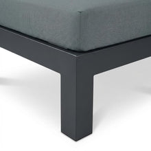 Outdoor Escape Gray Fabric Outdoor Patio Modular Sectional, Weather-Resistant Material, 17-Inch Seat Height, 21-Inch Seat Depth