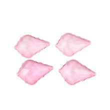 38mm-76mm Pink Maple Leaf Crystal Glass Window Prisms For Chandeliers Crystal Pendants Lighting Decoration - (Color: 63mm 100pcs)
