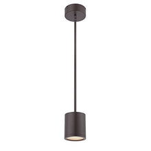 WAC Lighting PD-W2605-BZ Tube Outdoor LED Pendant Fixture, One Size, White/Bronze