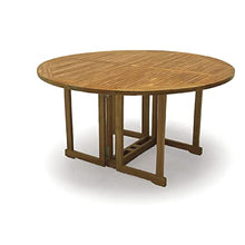 Bayview Patio 7 Piece Indonesian Grade A Teak Outdoor Folding Dining Set Natural Finish Teak Wood