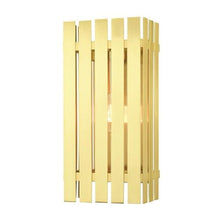 Livex 1 Light Satin Brass Outdoor Wall Lantern Brass