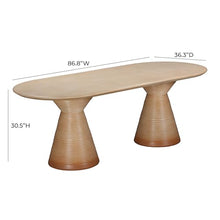TOV Furniture Fassa Terracotta Oval Indoor/Outdoor Dining Table