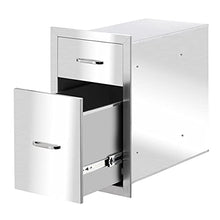 51.69 x 32.99 x 52.98) cm(L x W x H) Outdoor Kitchen Drawers Stainless Steel BBQ Drawers for Outdoor Kitchen BBQ Island WIDE APPLICATION
