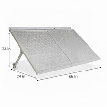Streamlined Haze Awning with Continuous Hinge for Home Exteriors, Folding Awning Screen with Integrated Flashing for Patio Doors, Weather-Shielding Frame Shade with Mounting Hardware for Entryways