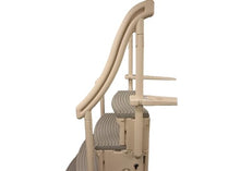 Confer Plastics Curve CCX-AG Drop in Above Ground Pool Step with Grey Treads - Base Step