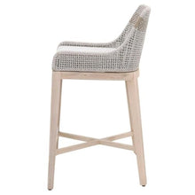 Home Square 31" Wood Outdoor Barstool Set of 2 Gray